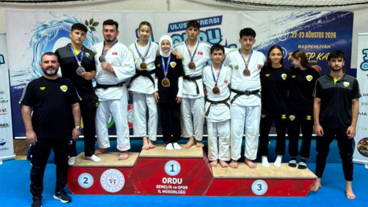 Ordu'da Uluslararası Judoda 7 Madalya, 2 Altın