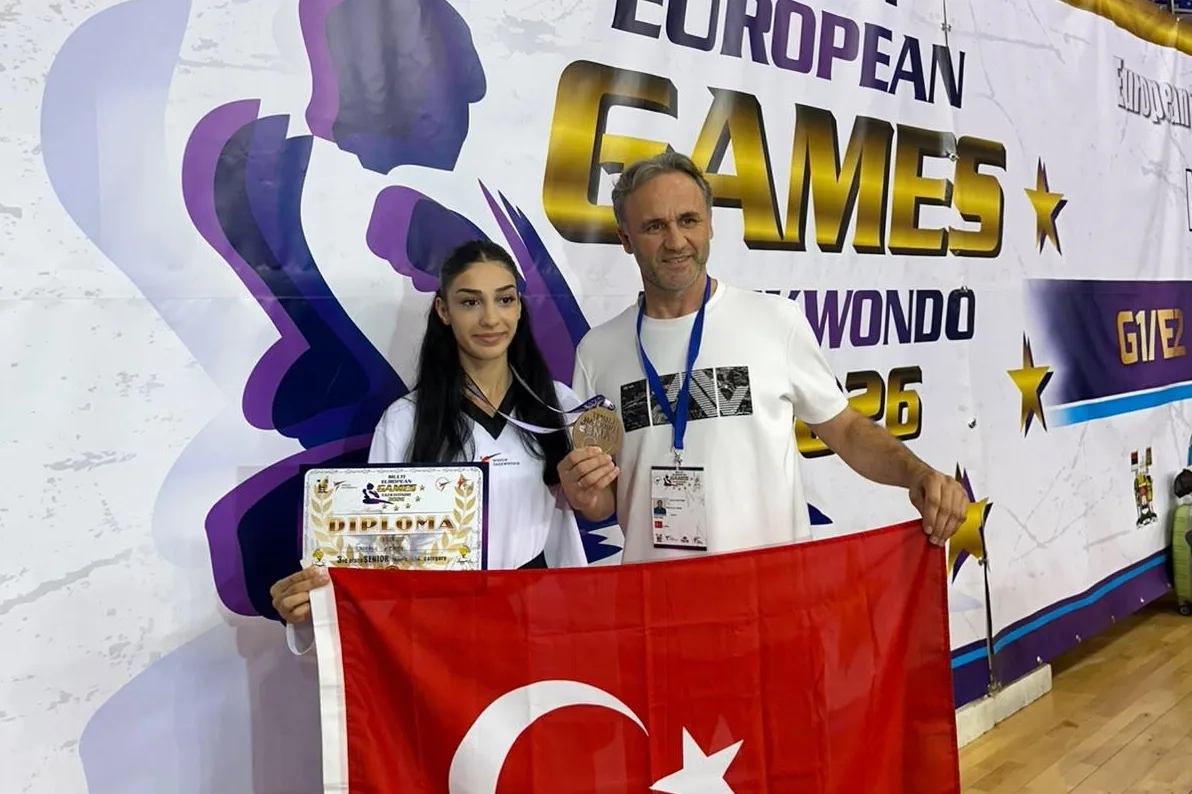 İzmirli Tekvandoculardan Avrupa Oyunlarında 2 Altın 1 Bronz