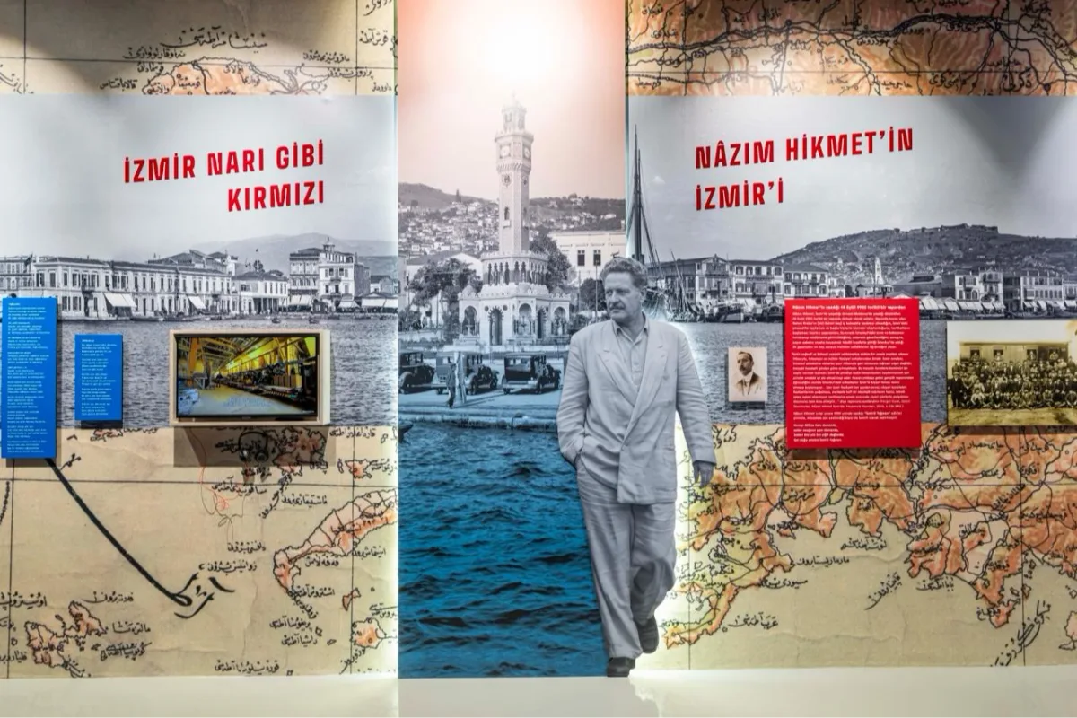 Nâzım Hikmet'in en kapsamlı sergisi İzmir'de açıldı