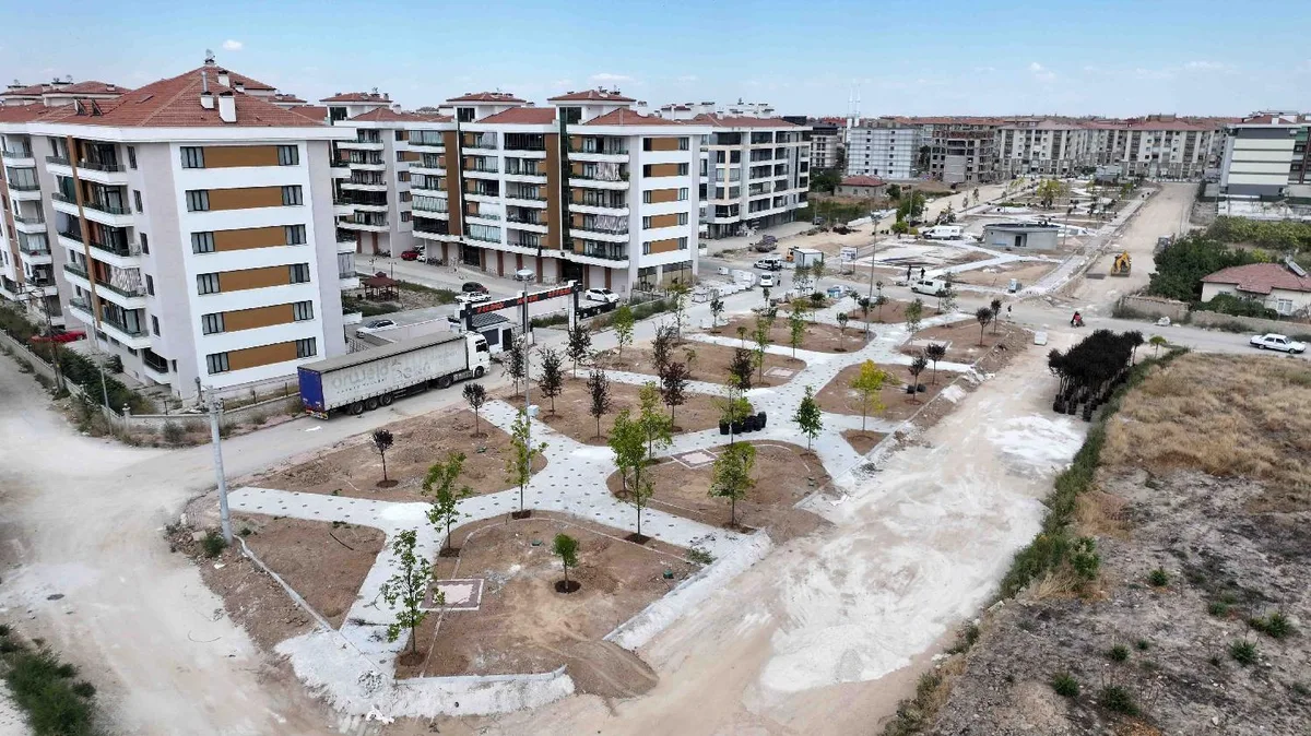 Karatay'a 50 bin metrekare yeşil alan