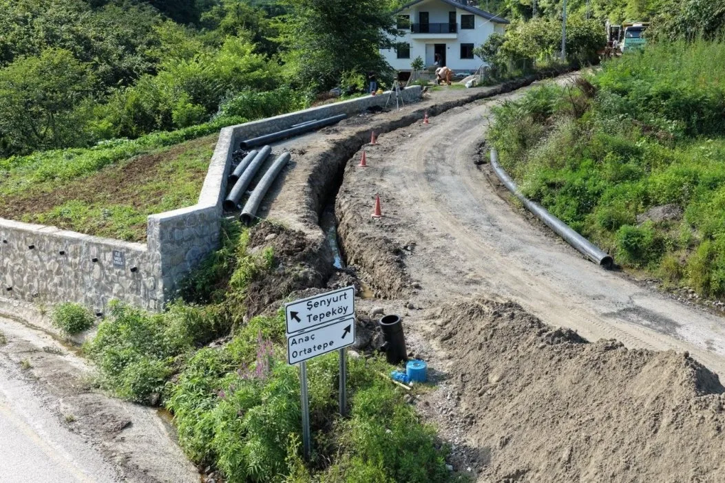 Ordu Büyükşehir, Perşembe’ye yeni su hattı kurdu