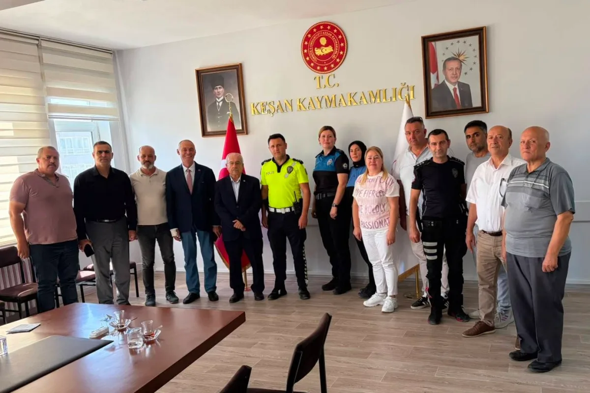 Keşan muhtarlarıyla polis huzur toplantısı gerçekleşti