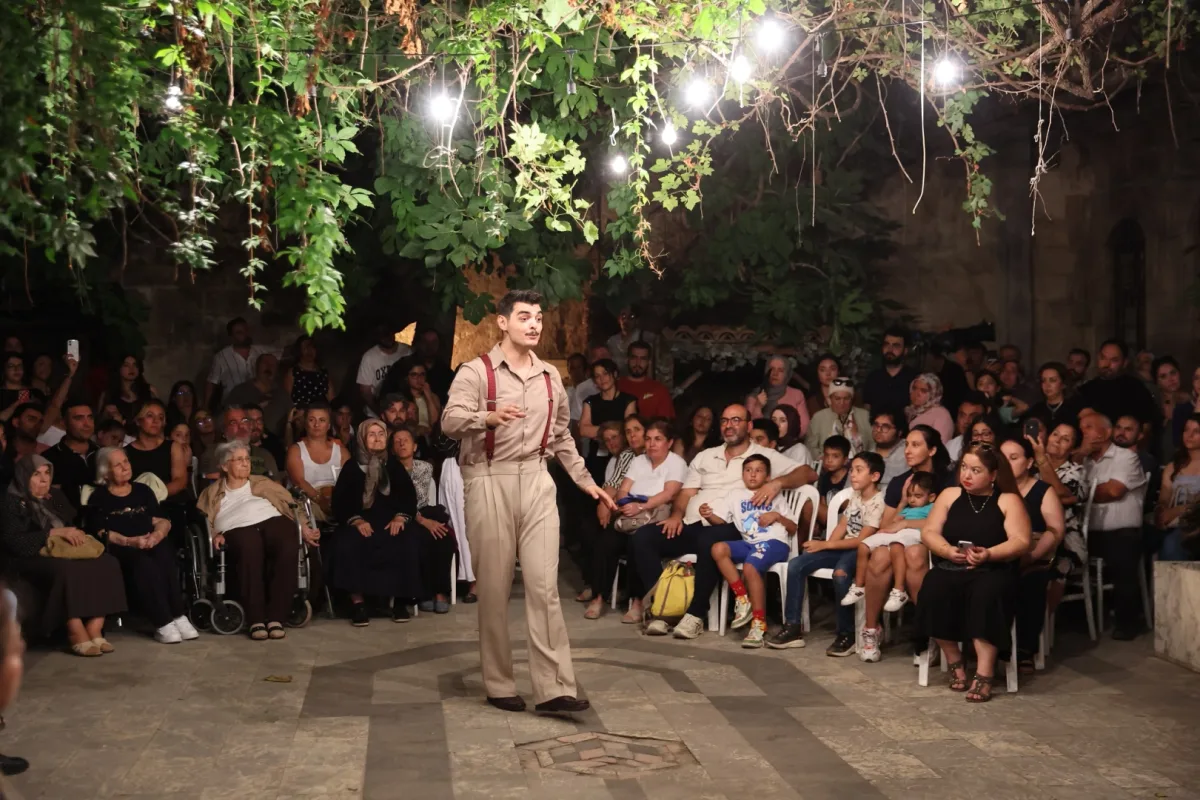 Gaziantep'te tarihi sokaklar tiyatro sahnesi oldu