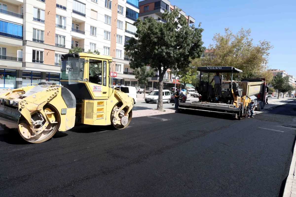 Karatay'da Sedirler Caddesi'ne 800 metre yeni asfalt