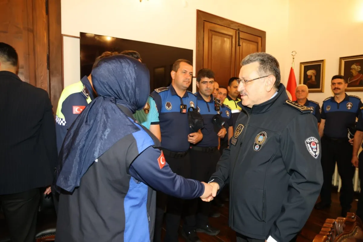 Trabzon'da Zabıta Haftası kutlandı: "İyi ki varsınız"