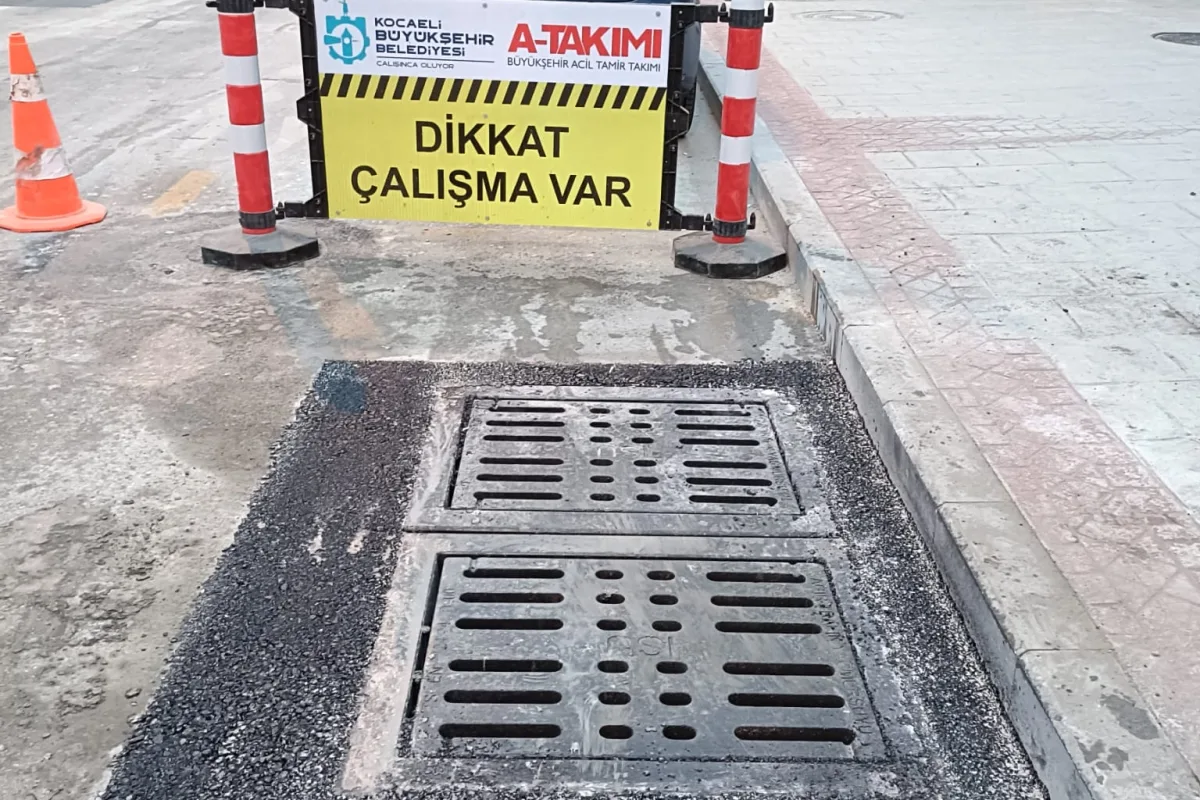 Kocaeli’de Zincirlikuyu Caddesi’nde yol bakımı bitti